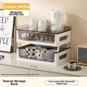 Dustproof Drawer Cup Storage Rack