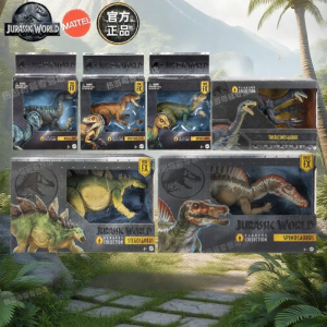 MATTEL | Jurassic World Hammond Series Therizinosaurus Spinosaurus Movable Joint Dinosaur Toy