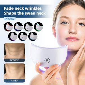 foreverlily | Neck LED Mask 7 Colors Photon Anti-Wrinkle Skin Brightening Neck Beauty Mask Skin Tightening Neck Wrinkle Remover Skin Care