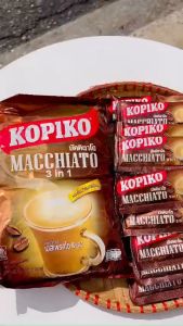 Cà Phê Sữa Hòa Tan Kopiko Macchiato 3in1 Thái Lan Cafe [Bịch 20 Gói]
