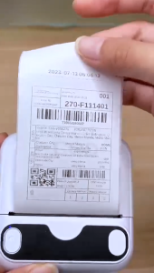 เครื่องปริ้นพกพา เครื่องปริ้นความร้อนเครื่องปริ้นสติกเกอร์ เครื่องพิมพ์ฉลาก เครื่องปริ้นขาวดำขนาดเล็กเครื่องปริ้นบลูทูธ Mini Photo Printer