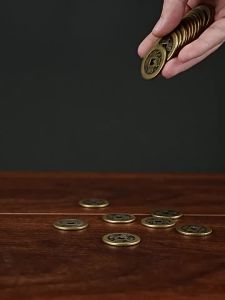 BINYUE | Antique Style Thick Copper Coin Decor