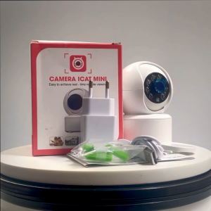 Camera thông minh Icat Hunonic. kết nối Wifi đàm thoại hai chiều. Xoay 360°. Đèn hồng ngoại ban đêm Mic rõ. Hỗ trợ thẻ nhớ 64g. Hàng VN.  Lỗi 1 đổi 1