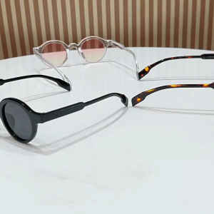 JN IMPRESSION New retro round small frame high-end mens and womens sunglasses cross-border fashion trend UV protection sunglasses