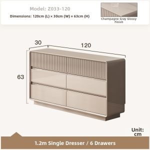 Luxurious Practical Bedroom Storage Cabinet
