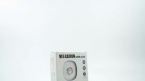 Vibration Alarm Clock Under Pillow Battery Operated Vibrating Bed Shaker with 2 Alarms Quiet Bed Shaker Alarm Clock with LED