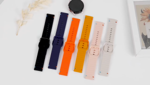 22mm Soft Silicone Strap for Amazfit Bip 5/Amazfit Bip 6 Band wavy stitching Wristband SportsCorrea Bracelet