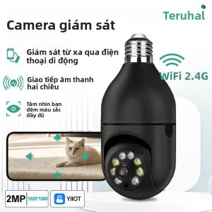 Camera An Ninh Trong Nhà Không Dây 2MP Với Tính Năng Theo Dõi Tự Động Âm Thanh Hai Chiều Camera Quan Sát Trẻ Em Camera Dạng Vòm 1080P Giám Sát WiFi Full-HD