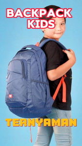 Tas Ransel Punggung Backpack Laptop Sekolah Anak Laki Laki Cowok Premium Cordura Biru SD SMP KID 797