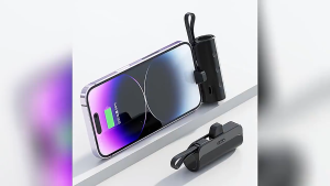 Mini Portable Powerbank 5000mAh Lightweight Capsule Power Bank With Ip Type-C Cable Fast Charging Battery Pack