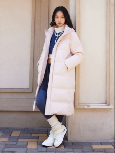 Kelme | Long Hooded Down Jacket Winter Warm Sport Casual Coat
