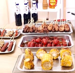 🔥Wishwa👍 Heavy Duty Makapal Malalim Deep Food Tray Serving Tray Stainless Steel