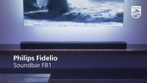 Philips 7.1.2ch Soundbar with Integrated Subwoofer Fidelio. Bluetooth 5.0 HDMI eARC USB Audio Playback 620W Max Output 5 EQ Sound Modes Remote Control Voice Assistant. (TAFB1)