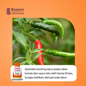 Eficaz 100ml  Obat Keriting Daun Tanaman Obat Thrips Tungau Kutu Putih Obat Pembasmi Ulat pada Daun