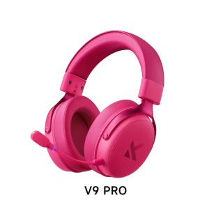 MCHOSE | MCHOSE V9 Pro Wireless Gaming Headset AI Noise Canceling Mic Low Latency Lightweight Surround Sound Tri-Mode E-sport Headphones