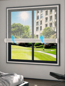 GEOBOX | Self-Adhesive Invisible Roll-Up Mosquito Screen