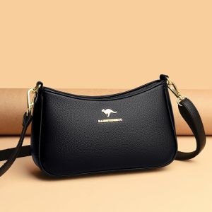 กระเป๋าสะพายทรงสี่เหลี่ยมจัตุรัสขนาดเล็กคาดลำตัวแฟชั่นเรียบง่ายสง่างาม