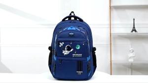 Childrens Schoolbag Space Astronaut Kids Cute Bag Waterproof Backpack for grades 1-6 Light and Large