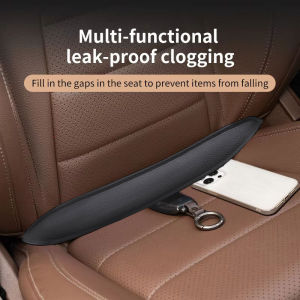 Soft Plug-In Car Seat Gap Filler Elastic Polyurethane Seat Crevice Filling Strip Universal Seat Blocker Prevent Dropping For Key