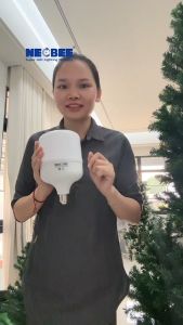 Neobee หลอดไฟ LED แสงขาว/วอร์ม E27  ใช้ที่บ้าน โรงงาน โกดัง ตลาด กันน้ำ กันฝุ่น สว่างถนอมสสายตา ประหยัดไฟ