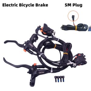 Electric Bike Brake ，SM Plug Sensor Power Cut Off Hydraulic Brake For XOD Electric Bicycle Parts Not For Scooter.