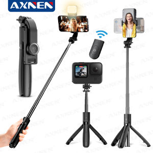 ขาตั้งกล้องเซลฟี่สติ๊กสําหรับโทรศัพท์มือถือ ขาตั้งมือถือ Monopod พร้อมรีโมทไร้สายสําหรับ iPhone Samsung Huawei Xiaomi สมาร์ทโฟน