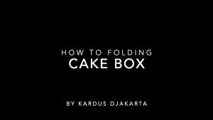(5PCS) KARDUS CAKE BOX / KOTAK KUE Uk. 25x25x15 CM