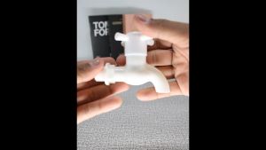 Kran Tembok Air Bak Kamar Mandi Atau Wastafel Engkol Baling Bahan Plastik High Quality SLT-27-123