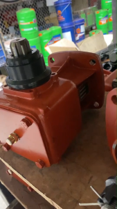 SHK หัวเกียร์ตัดหญ้า สำหรับรถไถ 70-95 แรงม้า (อัตราทำ 1:2.15 รอบ)