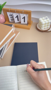 A5/B5 Kraft Notebook Blank/Line Journal Notebook Sketchbook Writing Notepad Diary School/Office Supplies 2Pcs