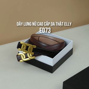 [Brand Day] Dây thắt lưng nữ cao cấp da thật ELLY – ED73