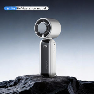 XuanDian Portable Handheld Fan Mist Spray Cooling Foldable USB Rechargeable Energy Saving Silent Motor LED Display 199 Wind Speeds 5000mAh With Lanyard For Camping Outdoor Sports