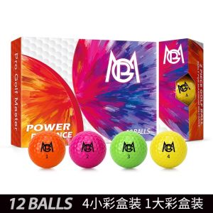 PGM Golf Balls New Balls Practice Competition Three Layer Balls Gift Box Set Non Ball Exercise Ball Sports Fitness Fans Supplies