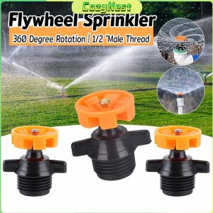 C.N. 360 Degree Rotating Watering Nozzle 1/2" Male Thread Automatic Rotation Sprinkler Lawn Irrigation