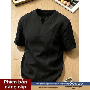 LIUBU | Áo Thun Tay Ngắn V-Neck Mát Mẻ Hơi Thở Mùa Hè