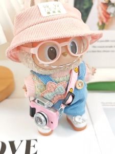 Popmart ลาบูบู้ labubu ตุ๊กตาผ้าไวนิลจี้เสื้อผ้าเอี๊ยมสูทสำหรับรองเท้าเด็ก