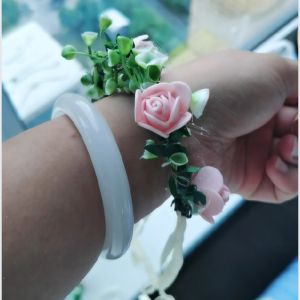 Graduation Gift Glowing Flower Ring Childrens Wristband Headwear Stage Chorus Performance Ancient Style Fashion Accessory