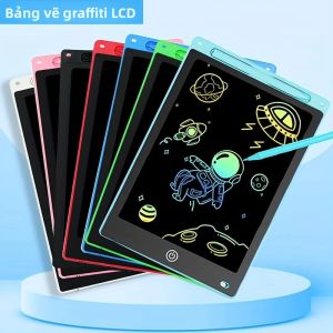 Bảng Viết LCD Màu 10 Inch Dành Cho Trẻ Em Có Bút Có Thể Xóa Được Máy Tính Bảng Vẽ Graffiti Có Thể Tái Sử Dụng Đồ Chơi Điện Tử Dành Cho Lứa Tuổi 3-12