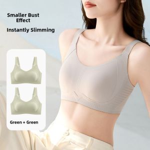 Miiow | Cat Woman Ultra-Thin Full Cup Bra Seamless Anti-Sagging Lift Large Size Small Effect Underwear For Women Summer Season Nylon Fabric