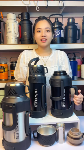 Bình giữ nhiệt Inox MRbang M161 dung tích 2000ml-3000ml có lõi lọc trà tích hợp giữ nhiệt 20-24h.