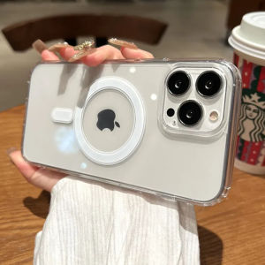 Ốp Lưng Silicon Từ Tính Acrylic Cho iPhone 16 Pro Max Mini X XS XR - Chống Trầy Xước Chống Bụi Chống Trượt Bảo Vệ Toàn Diện Tương Thích Magsafe