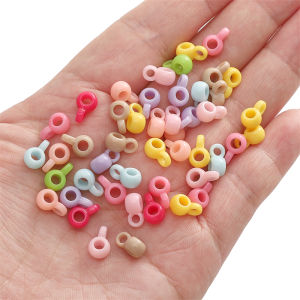 10/20ชิ้นลูกปัดอะคริลิคที่มีสีสันน่ารักไม่สม่ำเสมอลูกปัดหลวม Spacer สำหรับสร้อยข้อมือทำด้วยมือสร้อยคอพวงกุญแจอุปกรณ์การทำเครื่องประดับหัตถกรรม DIY