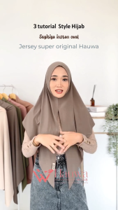 HIJAB SEGITIGA INSTAN JERSEY SUPER