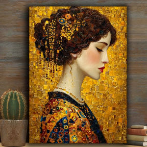 Beautiful Golden Woman Figure Scene Jigsaw Puzzle 500/1000/1200/2000PCS Mindful Game Stress Relief Decor Gift
