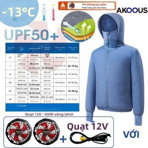 Áo Vest Làm Mát Bằng Quạt USB 12V 5V Thoáng Khí Tay Ngắn Chống Nắng Dùng Cho Mùa Hè Câu Cá Đi Bộ Đường Dài Dành Cho Nam & Nữ