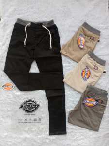 Celana Pria // Celana Chino Panjang Rip Hitam Premium
