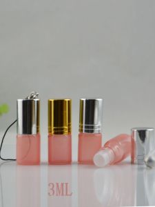 Bình Xịt Nước Hoa Thủy Tinh Di Động 5ml 3ml Màu Hồng Trong Suốt Bình Đựng Nước Hoa Nhỏ Bình Thủy Tinh Đựng Mỹ Phẩm 2 Cái