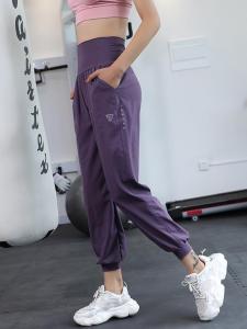 Yoga Pants Womens Loose Fitness Running Breathable Quick-Dry Harem Pants Summer Thin High Top Sports Jogger Pants Straight-Leg Pants