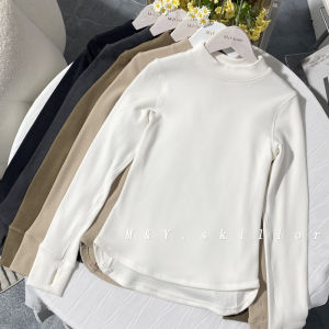 Lulu Thermal Slim Fit Yoga Sport T-Shirt Womens Autumn Winter Long Sleeve High Collar Warm Base Layer Shirt Gym Fitness Clothing