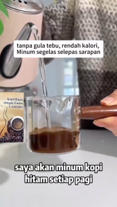 halal L-carnitine black coffee for weight loss with thin face thin belly thin waist lean leg belly fat burner metabolism booster.